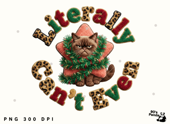 Can t Even Cat: Festive Illustrations