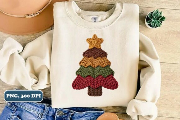 Crochet Yarn Christmas Tree PNG 24: Illustrations Review