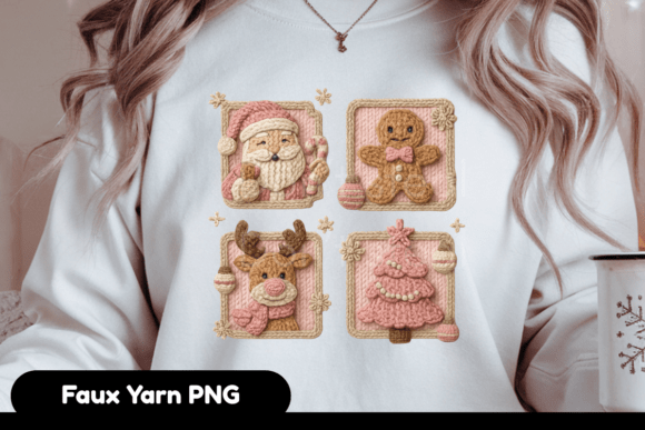 Faux Yarn Crochet Christmas PNG: A Brand Review