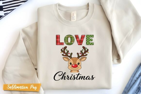 Festive Reindeer Love Christmas PNG Review