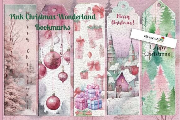 Pink Christmas Wonderland Illustrations Review