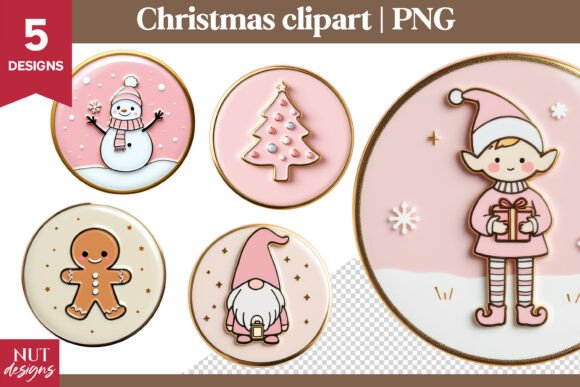 Pink Pastel Christmas Clipart PNG: A Seller's Review