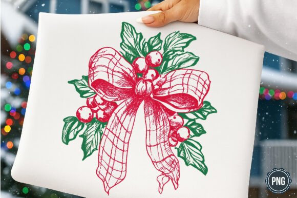 Review: Christmas Line Art Bow Illustrations