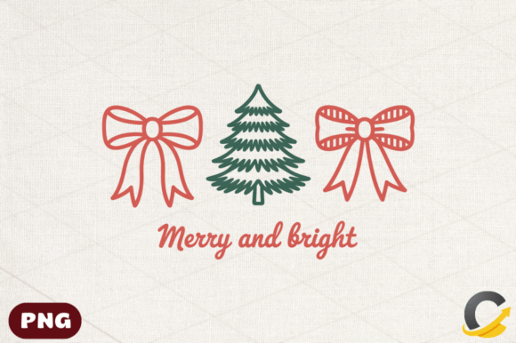 Review: Christmas Tree Coquette Bow Illustrations