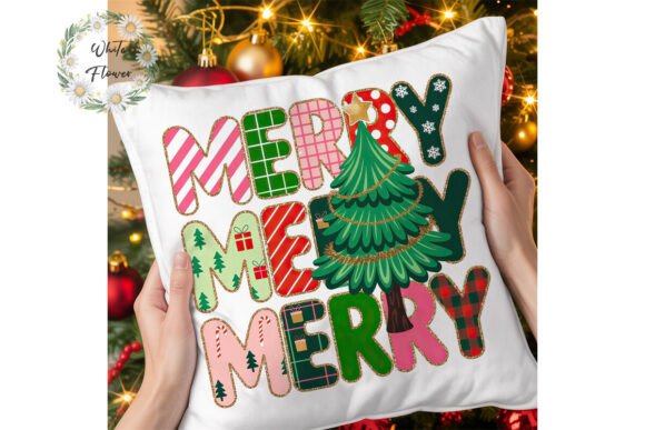 Review: Merry Merry Christmas Tree PNG Clipart for Stitchers