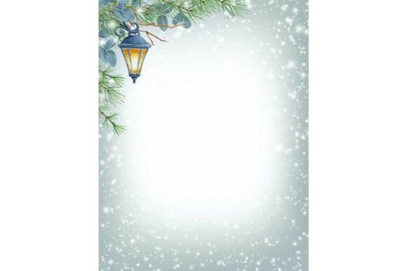 Review: Winter Background Christmas Lantern Embroidery