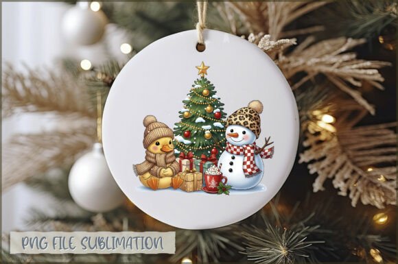 Reviewing the Christmas Goose Ornament PNG for Illustrations