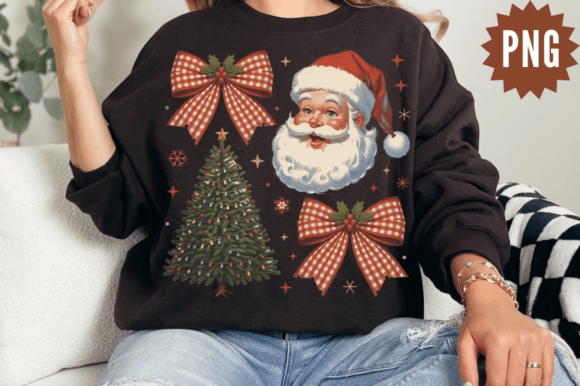Santa Coquette Tree: Festive Illustrations
